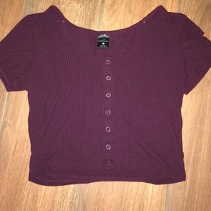 Empyre Small Purple Crop Top